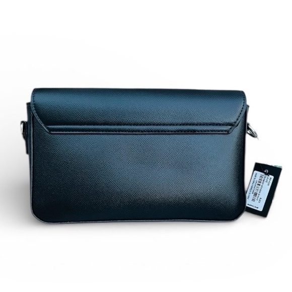 Badgley Mischka Elegant Black With Bow Handbag - Picture 2 of 3